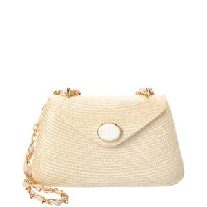 Rafé Rocio Straw Shoulder Bag, White